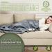 Sinnlein Heating Ceiling Blanket 180x130cm - T V S d GS Certified Electric Blanket with Timer 9 Heat Levels & Washable Design - Cuddly Light Gray - Buy Online on GoSupps.com