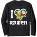 I Heart Ramen Noodles Long Sleeve T-Shirt