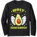 Holy Guacamole Avocado Cinco de Mayo Guacamole Angel Long Sleeve T-Shirt