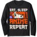 Kawaii Manga Japanese Bowl Of Ramen Noodles Otaku Anime Long Sleeve T-Shirt