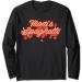 Mom's Spaghetti Meatballs Tomato Sauce Mother's Day Mommy Long Sleeve T-Shirt
