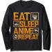 Japanese Manga Otaku Ramen Noodles Kawaii Foodie Anime Long Sleeve T-Shirt