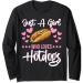 Just A Girl Who Loves Hotdogs Bun Ketchup Mustard Mayo Love Long Sleeve T-Shirt