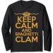 Keep Calm And Eat Spaghetti Pasta Meatballs Tomato Sauce Top Long Sleeve T-Shirt