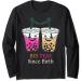 Bubble Tea Boba Besties Funny Bes Teas Since Birth Friends Long Sleeve T-Shirt