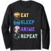 Kawaii Manga Japanese Food Ramen Noodles Otaku Anime Long Sleeve T-Shirt