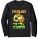 Undefeated Tag Team Champions Avocado Guacamole Fruits Vegan Long Sleeve T-Shirt