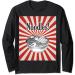 Japan Noodles Miso Ramen Sun Drawing Manga Anime Long Sleeve T-Shirt