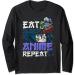 Otaku Kawaii Japanese Ramen Noodles Waves Manga Foodie Anime Long Sleeve T-Shirt