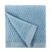 Everplush Diamond Jacquard Washcloth 6 Piece in Aquamarine 6 x Washcloth ( 13 x 13 IN) Aquamarine