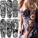 COKTAK 21 Sheets Greek Myth Black Temporary Tattoos - 8 Sheets Arm Sleeve for Men + 13 Sheets 3D Stickers - Buy Online on GoSupps.com