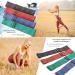 Fitness Band Set - Latex/Fabric Resistance Tapes & Training Book | Strength Training Booty & Yoga Bands - 4-Piece Set for Optimal Workouts - Buy Online on GoSupps.com