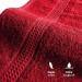 Class Home Collection 100% Cotton Terry Cloth Bath Towels - 70x140 cm Pack of 4 Red - Premium Quality for Home & Travel - Buy Online on GoSupps.com