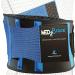 Medibrace Back Support Belt | Adjustable Lumbar Vortex Bandage for Lower Back Pain Relief | 3X-Large Persian Blue (112-129cm) - Buy Online on GoSupps.com