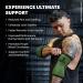 Moose Elbow Sleeves 5mm Neoprene Support for Weightlifting - USPA Approved, Reversible Design - X-Large, Black-Green - Buy Online on GoSupps.com