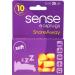 Sense SnoreAway Earplugs to ease snoring 10 pairs SNR35dB