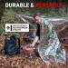 MIL-SPEC Emergency Space Blankets - 12-Pack for Survival, Camping, Hiking, Marathon & Extreme Weather Shelter - Buy Online on GoSupps.com