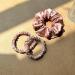 Luxury Silk Skinnie Hair Bobbles Scrunchies - Set of 3 | 100% Pure Mulberry Silk | 22 Momme | Hair Friendly & Elastic | Luxury Diamonds Color - Buy Online on GoSupps.com