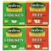 Herb-Ox Sodium Free Bouillon Bundle - 4 Items (2 Beef Bouillon and 2 Chicken Bouillon) - Super Value 32 Piece Assortment
