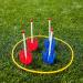 Champion Sports Lawn Darts for Kids - Safe Plastic Dart & Target Ring Set - Indoor & Outdoor Classic Toss Game & Backyard Party Toy in Blue - Buy Online on GoSupps.com