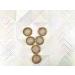 Pre-formed 6 CONE SHAPED Fine Metal with Golden RIM Smoking Pipe Screens. 15mm DIameter - Buy Online on GoSupps.com