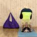 Uhawi Large Purple Yoga Mat Bag with 4 Pockets and Carrying Strap - Lightweight & Durable - Buy Online on GoSupps.com