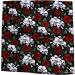 Zac's Alter Ego Alternative Skull & Red Roses Print Bandana/Face Mask - Buy Online on GoSupps.com