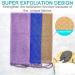 African Exfoliating Net 3-Pack for Super Exfoliation at Home Spa - Dual Sided Back Scrubber Cloths for Deep Skin Cleansing - Buy Online on GoSupps.com