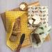 HUNNYBEEE Beeswax Wrap - 7 Pack Sustainable Reusable Food Wrap in 3 Sizes (S M L) - Buy Online on GoSupps.com