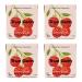 True Gum SET of 4: RASPBERRY & VANILLA / Plastic-free chewing gum / Biodegradable / Vegan / 4 x 21 g 84 g