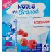 Nestl B b P'tit Brass Framboise - Laitage d s 6 mois - Lot de 4