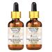 Greenwood essential natural pure virgin coconut oil (cocos nucifera) with glass dripper natural pure therapeutic quality cold -pressed (pack of Two) 100ml x 2 (6.76 oz)