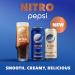 Pepsi Nitro Draft Cola & Vanilla Variety Pack - 12 Pack of 13.65oz Cans - Buy Online on GoSupps.com