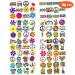 60s Tie Dye Temporary Tattoos - 96PCS Hippie Theme Party Decorations and Favors - Buy Online on GoSupps.com