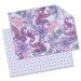 Microfiber cloths in a pack of 2 - glasses cleaning cloths with Paisley motif 30x40cm