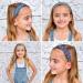 FROG SAC 5 Denim Non Slip Headbands for Girls - Adjustable Elastic Hair Accessories for Kids - Birthday Party Favors - Buy Online on GoSupps.com