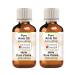 Greenwood essential natural pure amla oil (Emblica Officinalis) Therapeutic quality for hair skin and aromatherapy (package with two) 100ml x 2 (6.76 oz)
