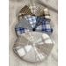 Emstate Linen 8 Panel Applejack Newsboy Cap | Made in USA | Various Solid Colors and Patterns | Oatmeal Plaid - Buy Online on GoSupps.com