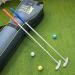 FUNGREEN 2PCS/Pack Two-Way Golf Putter for Right or Left-Handed Golfers - Foldable Alloy Rod Head, 34 Length, Red and Blue - Buy Online on GoSupps.com