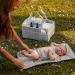 Comfy Cubs Baby Changing Mat - Portable Travel Pad Station | Newborn Essentials for Mum and Dad | Nappy Bag with Wipes and Creams | Earth Green Compact - Buy Online on GoSupps.com