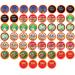 Two Rivers Coffee Flavored Coffee Pods Sampler Compatible with K Cup Brewers Including 2.0, Single Serve Variety Pack, Assorted, 52 Count Assorted Flavored Variety 52 Count (Pack of 1)
