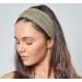 Antonia York Bandanas for Women Striped Cotton Nepalese Hair Band Elasticated Back Headband Green Cotton - Buy Online on GoSupps.com