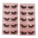 Wholesale 10 Pairs 3D Mink Lashes - Handmade Dramatic Cruelty-Free Natural Long False Eyelashes K017 - Buy Online on GoSupps.com
