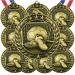 Express Medals Various 10 Pack Styles of Soccer Award Medals with Neck Ribbons Trophy Award Prize Gift Design 34
