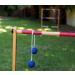 Ladder Toss Double Wooden Ladder Ball Game with Carrying Case - Durable Finish, Outdoor Fun - Buy Online on GoSupps.com
