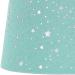Relaxdays Children's Room Lamp - Starry Sky Hanging Lampshade for Boys & Girls | E27 Mint Fabric Shade - Buy Online on GoSupps.com