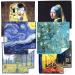 Large 6 Pack World Best Classic Art Collection Microfiber Cloth - Ultra Premium Quality Microfiber Cleaning Cloths(Best for Camera Lens Glasses Screens and All Lens.) Microfiber cloth Classic Art Collection - 6 Pack 6 Pack