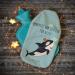 Mr. & Mrs. Panda Orca Cylinder Heat Bottle - Marine Animal Gift Warming Pillow Blue Hot Water Bottle for Celebrations & Vacations - Buy Online on GoSupps.com