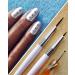 Sally Hansen Nail Salon Pro Tool Kit - 0.32 Oz Nail Art Tools for Easy DIY Manicures - Detailer Brush, Striping Brush, Marbling, Dotting Tool, Stencil - Buy Online on GoSupps.com