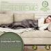 Sinnlein Electric Heating Ceiling Blanket 200x180cm - T V S d GS Checked with 9 Temperature Settings | Cozy Thermal Blanket for Bed & Sofa | Automatic Switch-Off & Timer Display in Light Brown - Buy Online on GoSupps.com